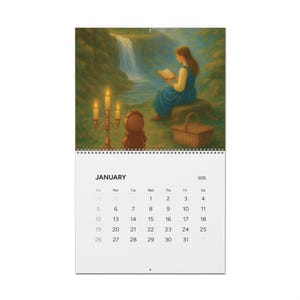 Disney inspired charming Wall Calendars (2025) | Art-Inspired Monthly Planner, Home Decor, Gift for Artists, Nature Lovers, Wall Art Display