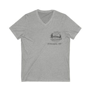 Cozy Unisex V-Neck Tee for Relaxing Days | Casual Comfort, Summer Style, Gift for Him/Her, Everyday Wear, Graphic V-Neck Shirt