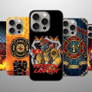 Firefighter Phone Case, Fireman Life iphone Case , Bomberos Phone Cover , iPhone 16 Pro max, 15, 14, 13, 7, Samsung A35, A75, S25 , S24+ S20