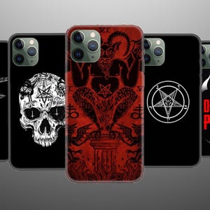 Devil Phone Case, Satan iphone Case, Demon Phone Cover, Satanic iPhone 16 Pro, 15, 14, 13, 7, Lucifer Samsung Case  A35, A55, A75, S25, S23+