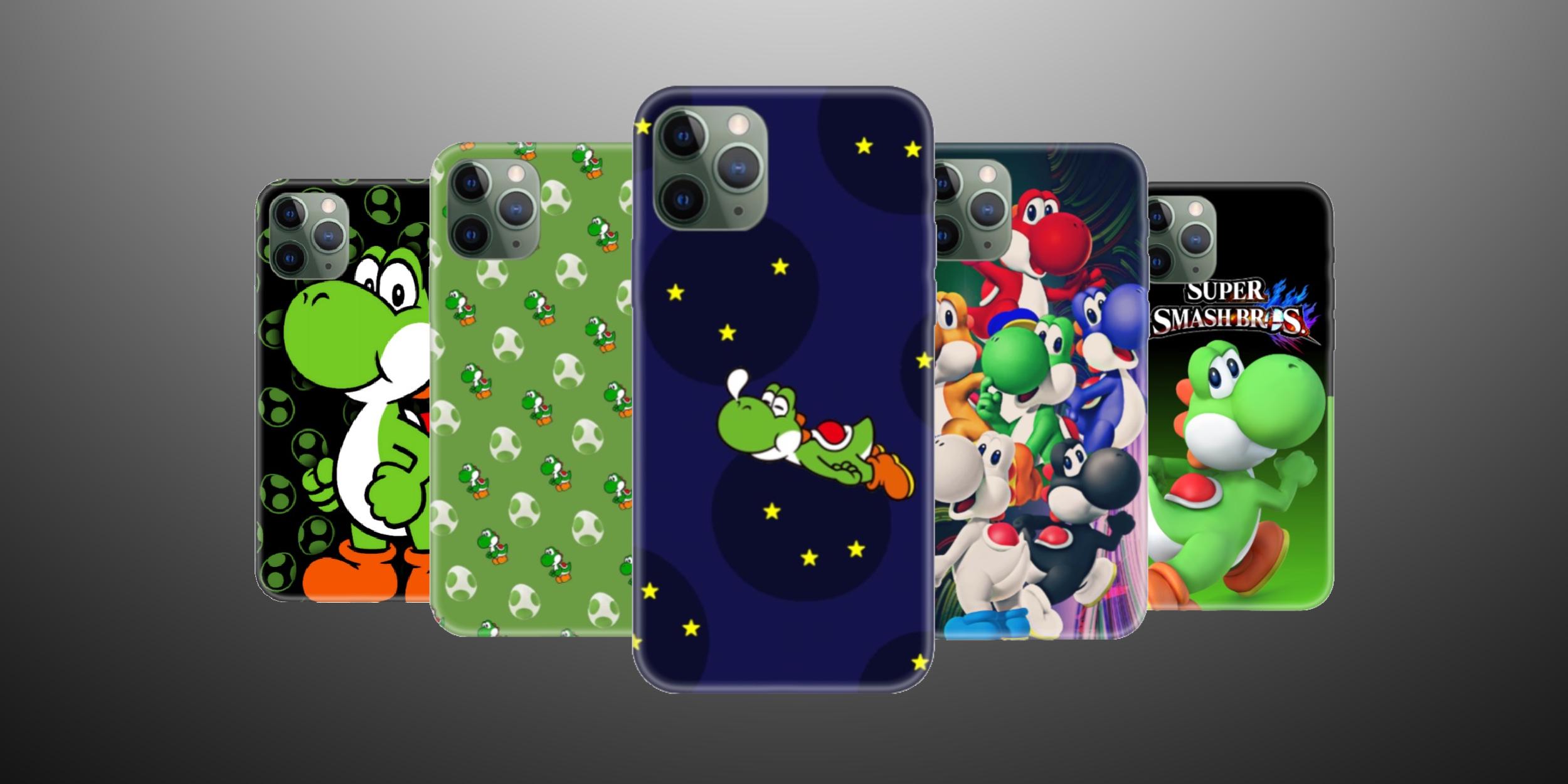 Yoshi　iPhone15proケース Super Mario Cartoon Figure Yoshi Phone Case for Iphone 14 13