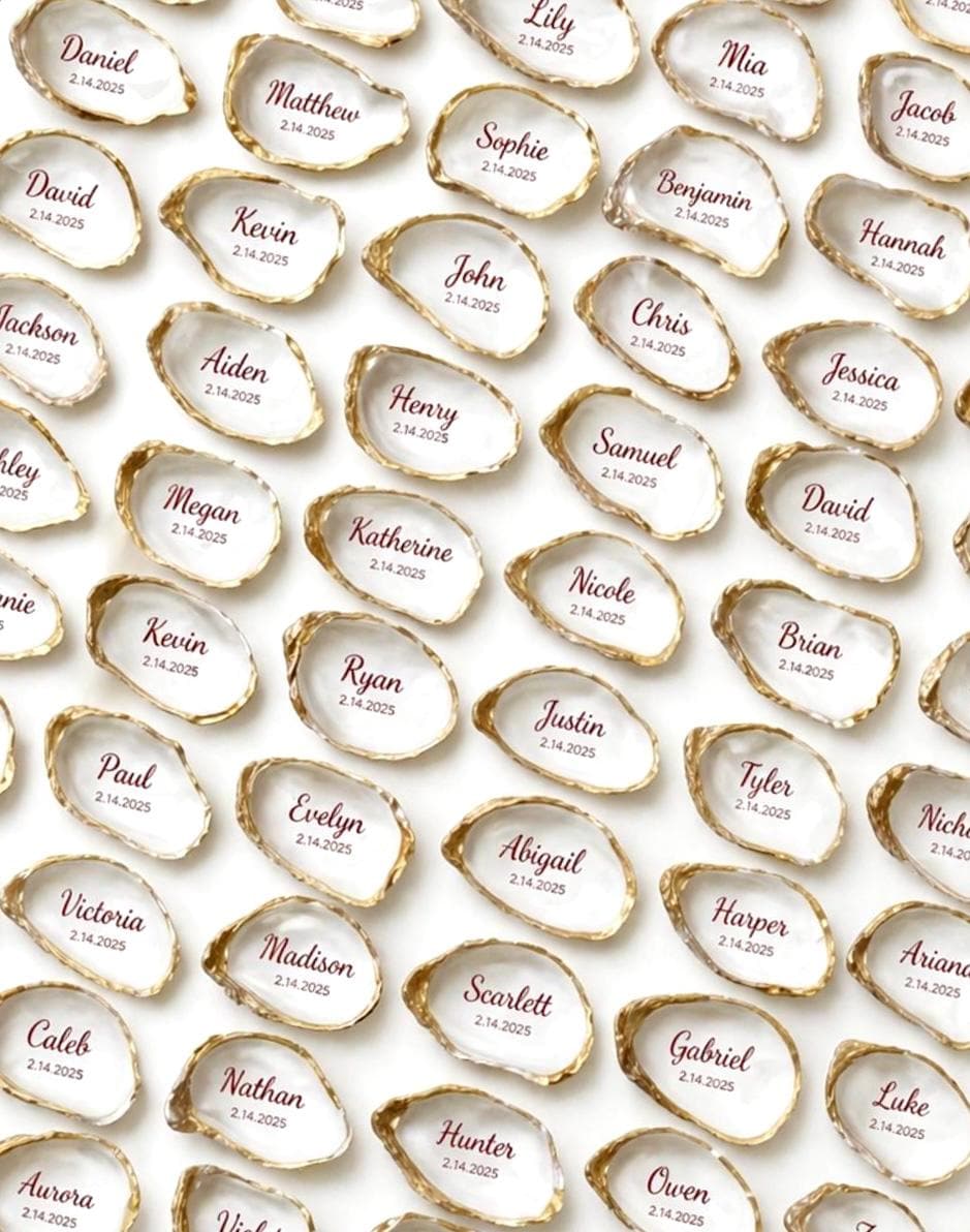 WEDDING NAMES Place Seatings With Take Home Keepsake for Guests ...