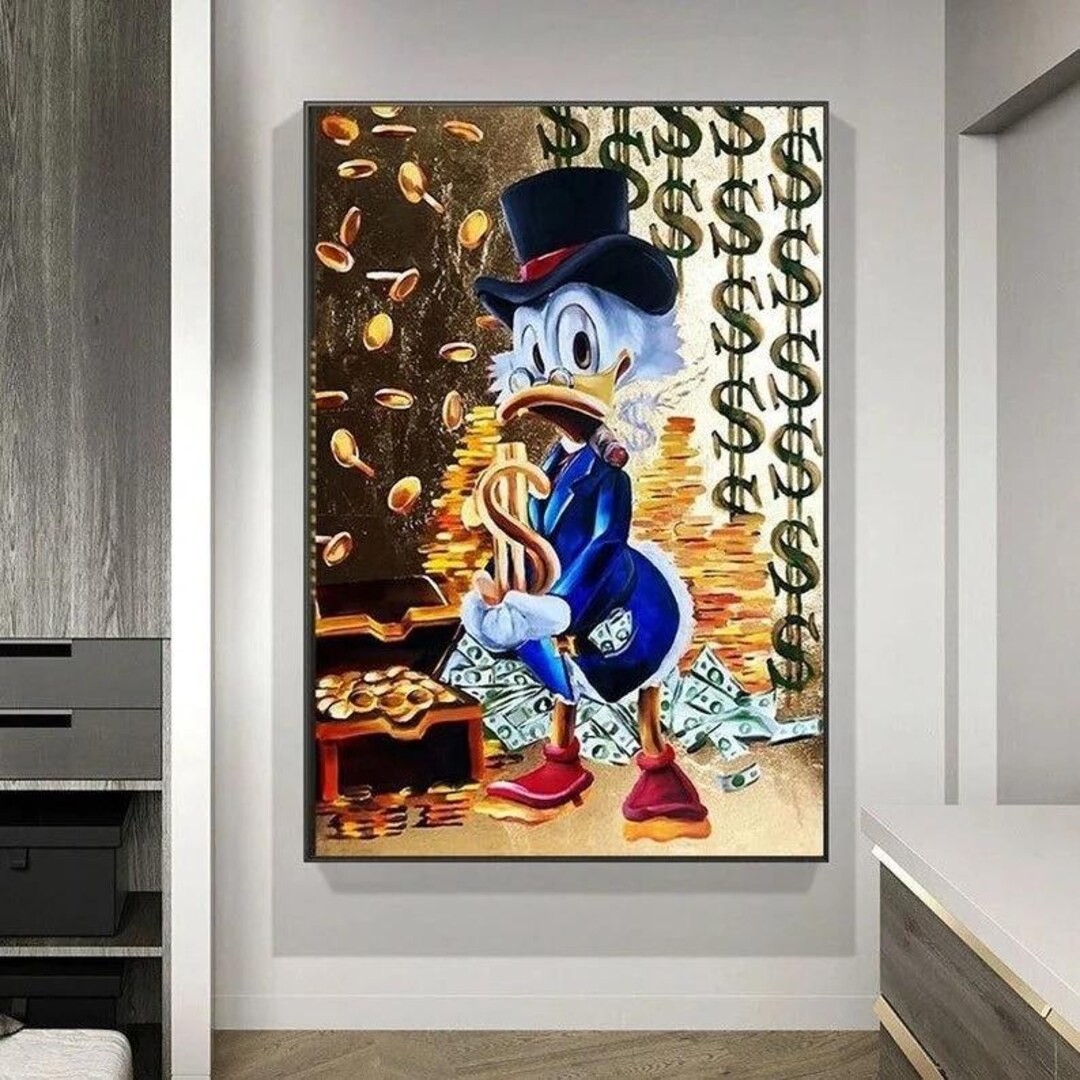 Figurine Alec Monopoly RICH DUCKY Donald Duck - Édition Limitée 150, Hand Finished, 2025