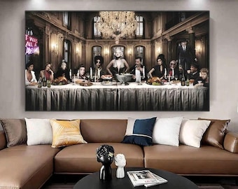 Letzte Abendmahl Berühmtheiten Leinwanddruck Die größten berühmten Musiker aller Zeit Musiklegenden