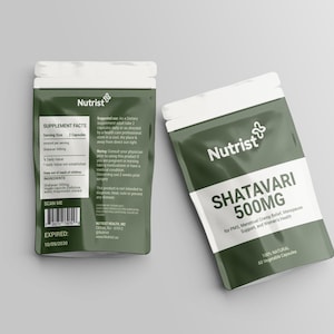 Shatavari Herbal Supplement: PMS & Menopause Support, 60 Vegan Caplets image 1