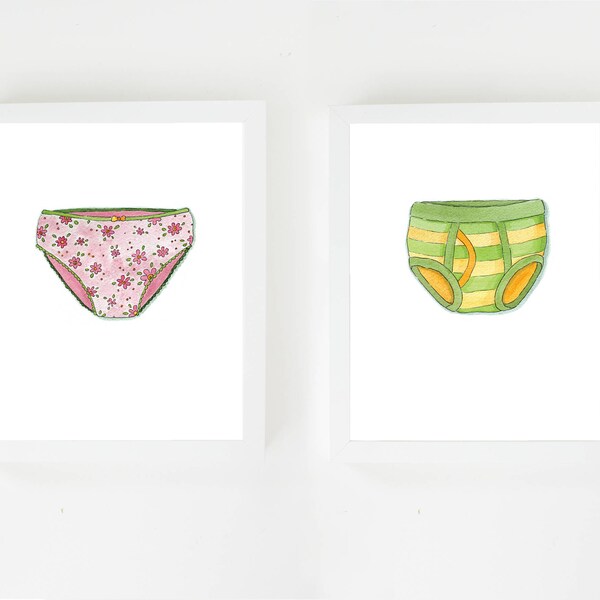 Underwear Art Etsy