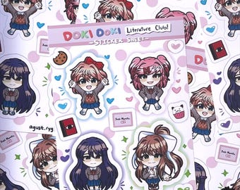 DDLC Inspired Stickers