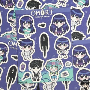 OMORI inspirierte Aufkleber