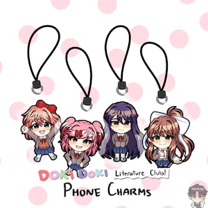 DDLC Inspired Phone Charms