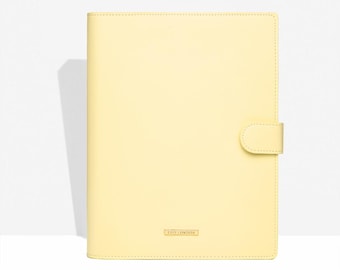 Agenda clásica premiada 2026 - Con o sin fecha - Organizador A5 recargable - CGD London - Agenda - Amarillo mantequilla