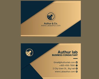 Professional and Creative Graphic Design Business Card Templates | Canva Business Card | Company Business Card | Modern Business Card Design