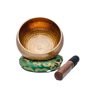 Hand-Hammered Tibetan Singing Bowl: 6 inch Meditation Healing Decor