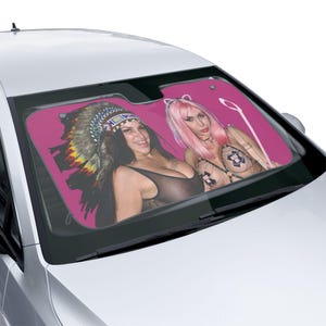 Sexy Halloween Damen Auto Sonnenschutz Sonnenbrillen Bold UV-Schutz & Spooky-Fun Auto Decor
