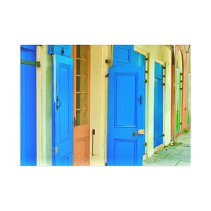 New Orleans Bunte Tür Fine Art Postkarten | Einzigartige Briefpapier, Dekoration, Grußkarten, Kunstdrucke, Sammlerstücke
