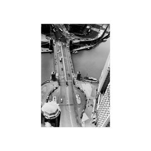 Chicago 1950 Michigan Ave Bridge Fine Art Print | Urban Landscape Photography | Black and White Wall Art | Home Decor | Gift for Art Lovers