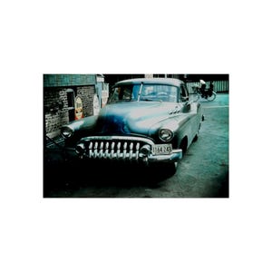 Vintage 1950 Car Wall Art Print, Retro Home Decor, Classic Automobile Fine Art, Living Room Artwork, Gift for Car Lovers