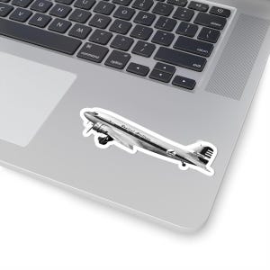 Vintage Capital Airlines Airplane Kiss-Cut Stickers | Travel Lover Gift, Retro Plane Decal, Scrapbooking & Laptop Decor