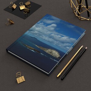 Coastal Serenity Hardcover Journal - Ocean Views, Travel Journal, Nature Notebook, Writing Diary, Gifts for Writers, Beach Decor