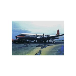 Vintage comercial Airplane Fine Art Print, Aircraft Wall Art, Home Decor, Aviation Gifts, Retro Flight Decor