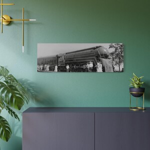 Vintage Train Metal Art Sign, Steampunk Wall Decor, Railroad Art, Home Decor Gift, Vintage Train Lovers, Unique Metal Wall Art