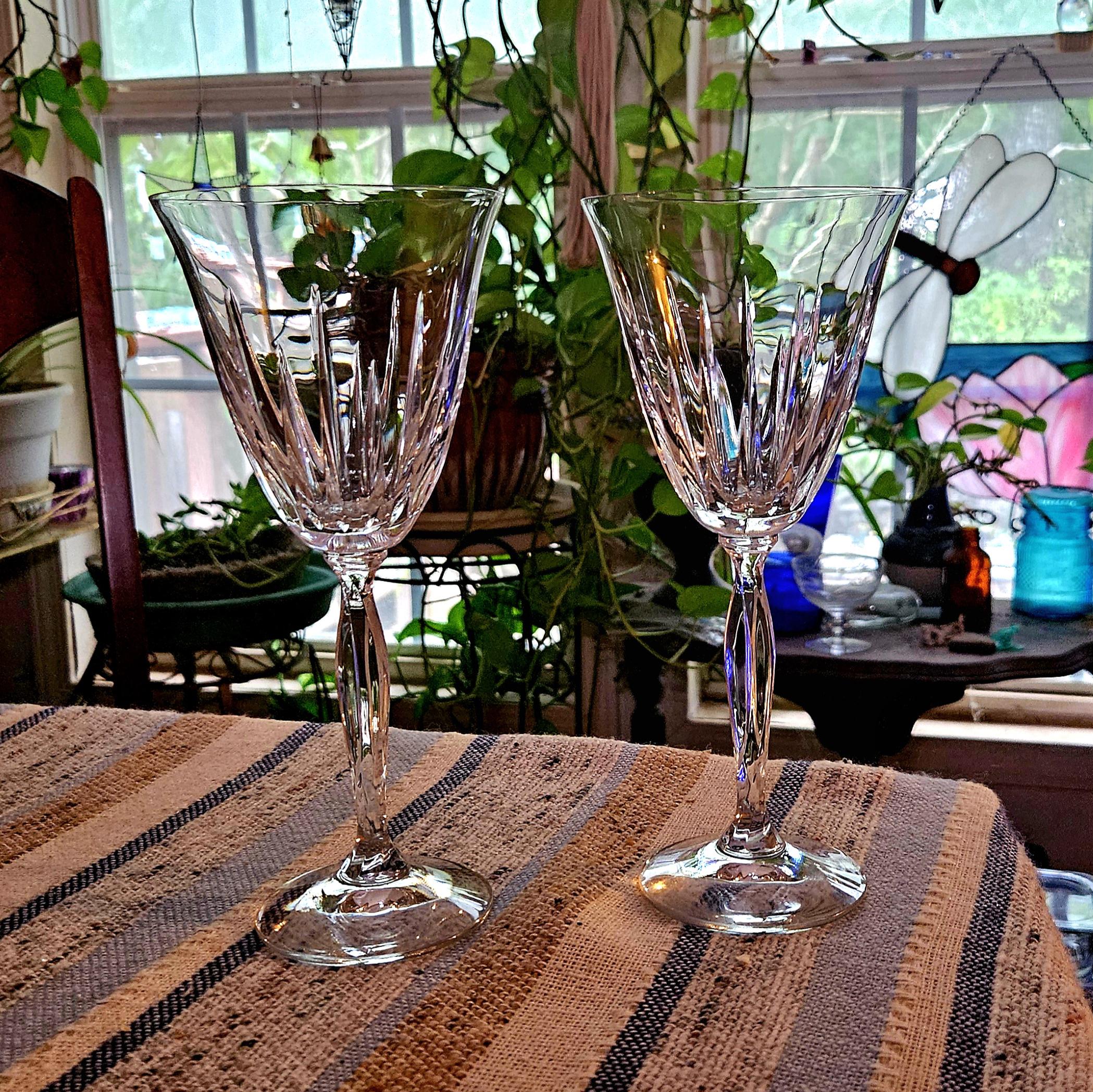 80's Wine Glasses - Etsy