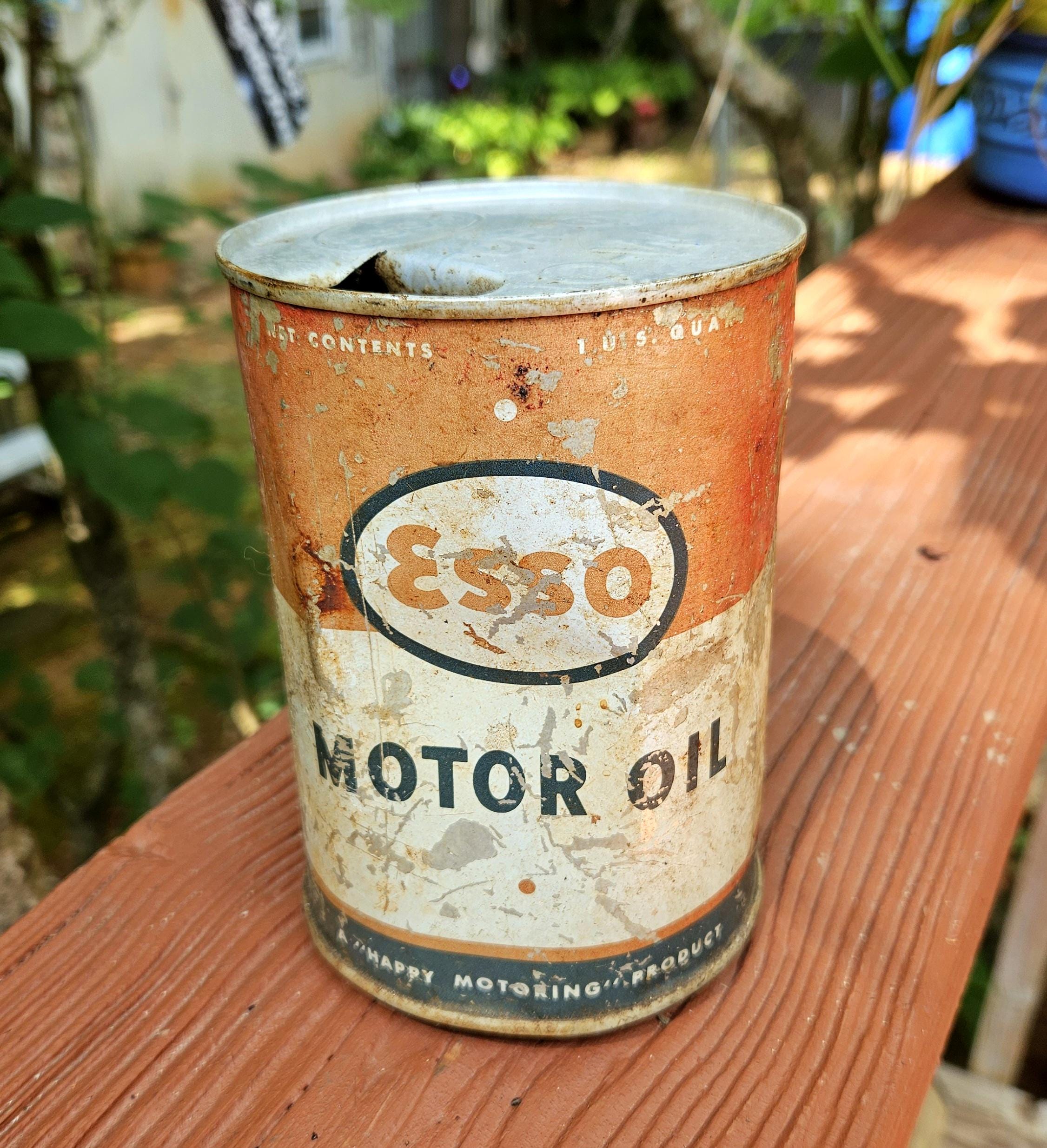 Vintage Esso Oil Can - Etsy