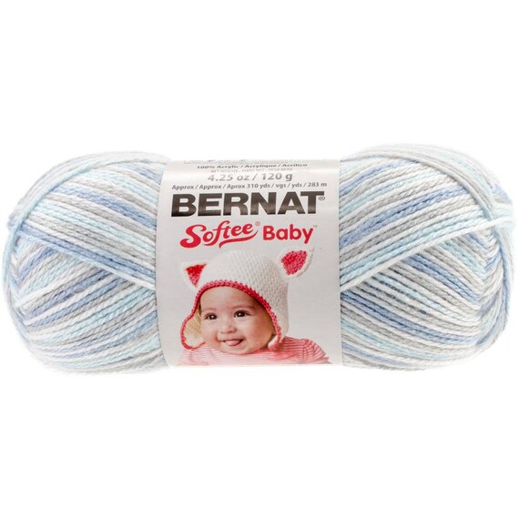 bernat softee baby blue flannel