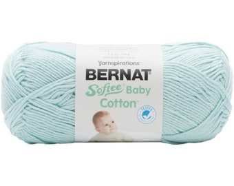 Aqua Mist Cotton, BERNAT Softee Baby Aqua Mist Cotton Yarn 52010