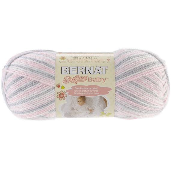 Pink Flannel Bernat Softee Baby Yarn Ombres Pink Flannel 31412