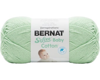 Jade Frost 52009 BERNAT Softee Baby Cotton Yarn Mint Green