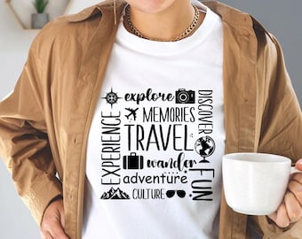 Travel word collage svg, Vacation svg, Travel svg, Boho svg, Vacay svg, SVG,PNG, EPS, Instant Download, Cricut file, Digital Download