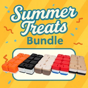 Infinity Fidget Cubes (Set of 5) 3D Printed Sensory Toys Stress Relief Gift Set for Kids & Adults – Fidget Toy Bundle