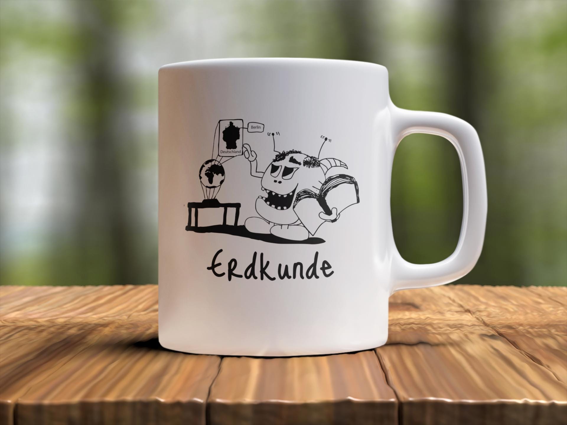 Geographielehrerin Tasse – Witziger Spruch 'Wie Ein Normaler Lehrer, Nur Viel Cooler', 330 Ml, Spülmaschinenfest