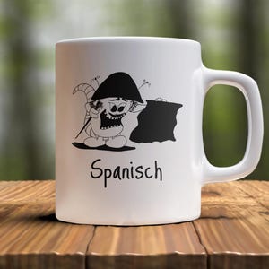 Lustige spanische becher