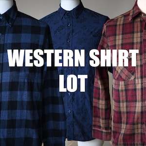 8 Men's Western Shirt Lot COSTUME CLEAROUT image 1
