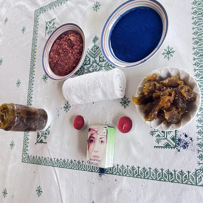 Luxury Moroccan Beauty Ritual Kit – Blue Nila, Aker Fassi & Natural ...