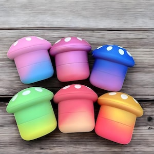 Mushroom grinder – Funny 4-Piece Tobacco & Spice Grinder – 50mm Metal Manual Grinder bild 1