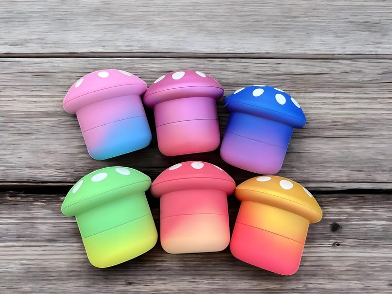 Mushroom grinder – Funny 4-Piece Tobacco & Spice Grinder – 50mm Metal Manual Grinder bild 1