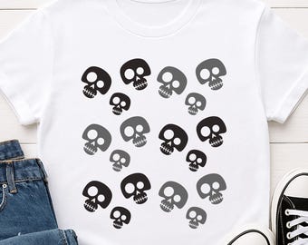 Skull Graphic Tee –  Alternative Grunge Style Shirt for Men & Women