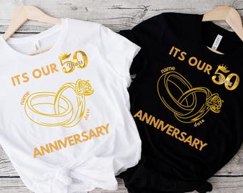 50th Anniversary T-Shirt: Golden Year Marriage Celebration Gift, 50 Years Strong