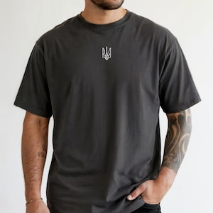 Camiseta unisex "Tridente Ucraniano", camiseta ucraniana, camiseta de Zelenski, regalo ucraniano, "Tridente Ucraniano", apoyo a Ucrania, camiseta con colores cómodos