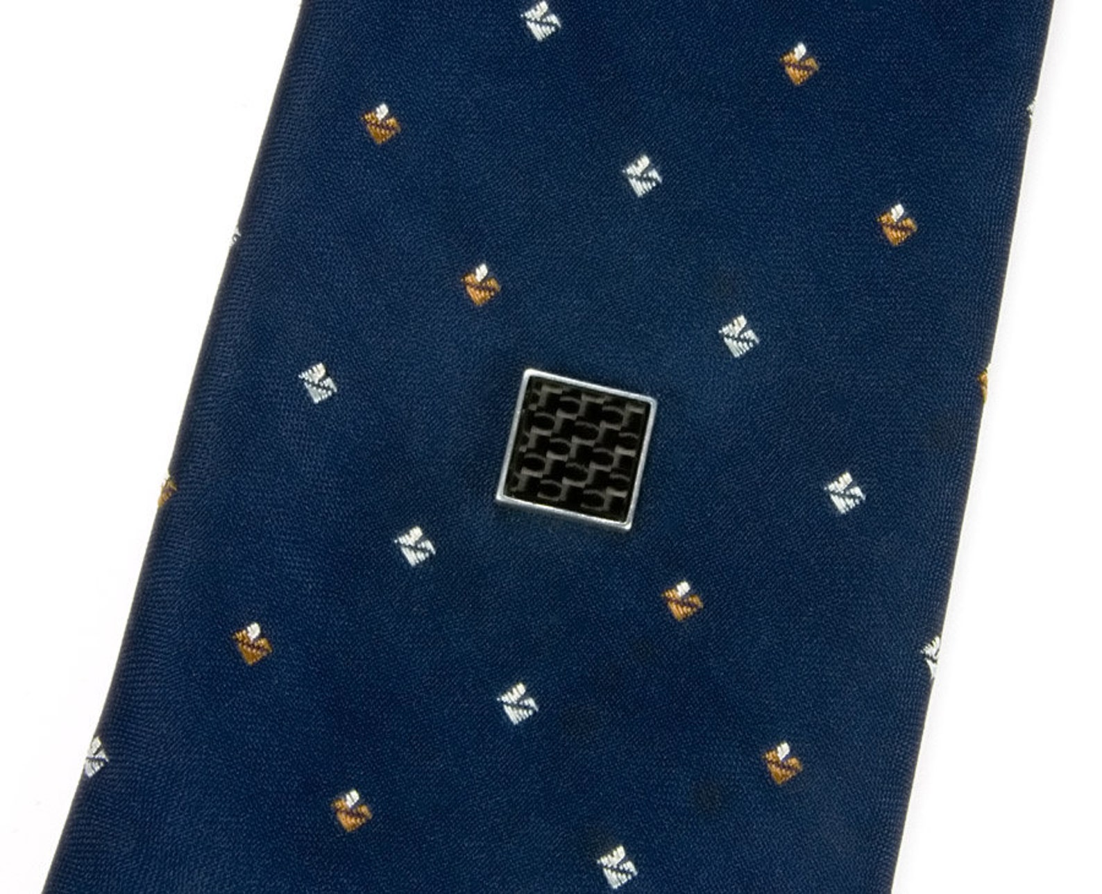 Mens Tie Tack / Lapel Pin Sterling Silver Black Carbon Fiber Etsy