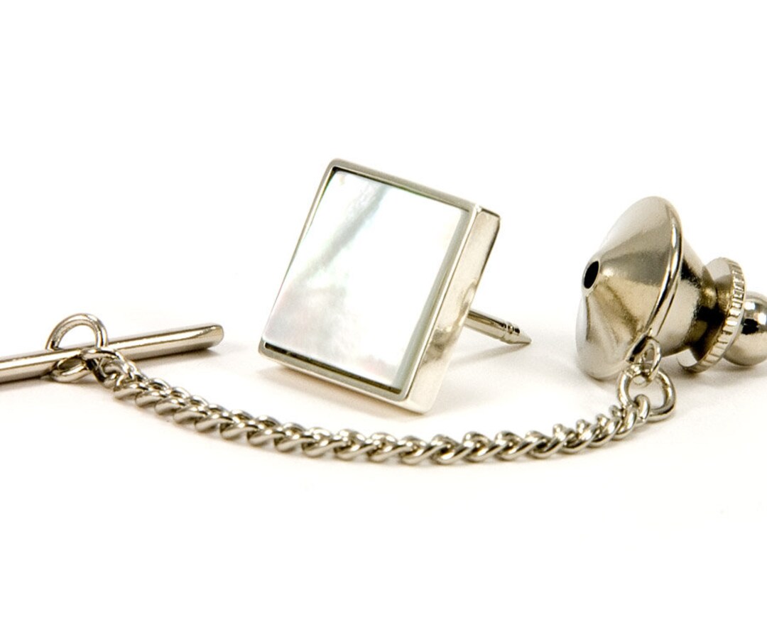 mother of pearl tie pin