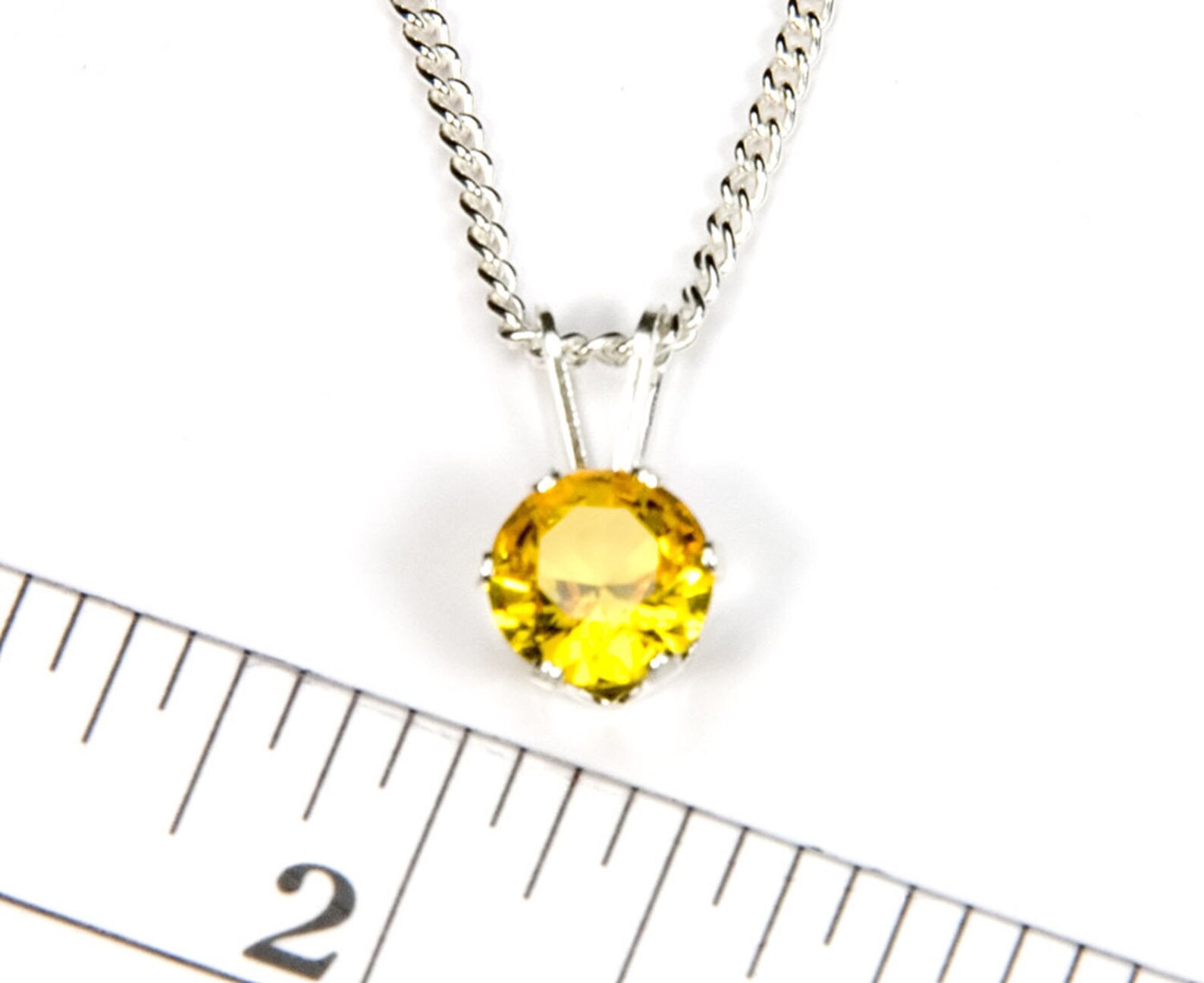Yellow Topaz Stud Earrings With Matching Necklace Pendant Etsy