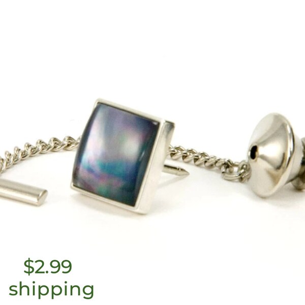 Pearl Tie Tack Etsy