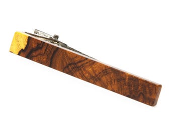 Desert Ironwood Tie Clip, One-of-a-Kind Wooden Tie Bar, Gift for Men