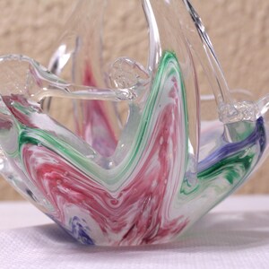 Vintage Murano Glass Starfish Basket/Dish, Handmade in Italy, with Original Sticker