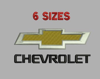 Chevrolet Car Logo Embroidery Design | Digital File for Machine Embroidery | Instant Download