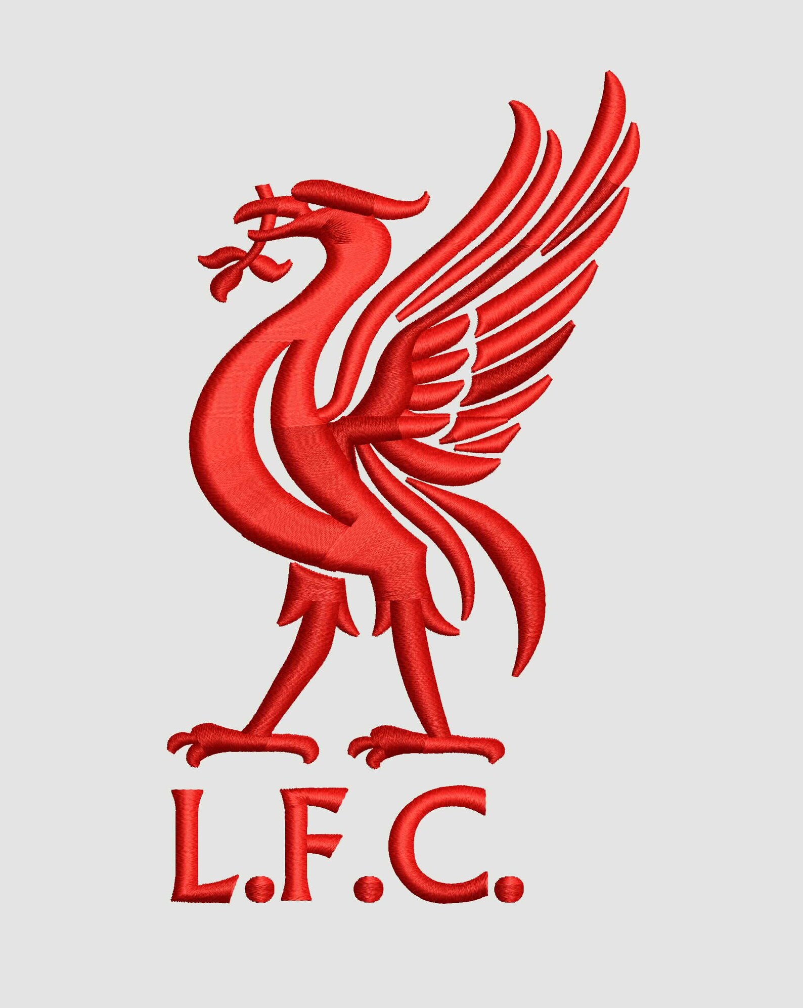 Liverpool FC Embroidery Design - LFC Thread Embroidery Pattern - 5 ...