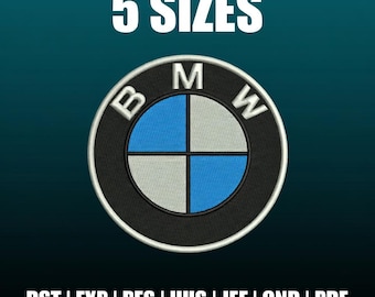 BMW Logo Machine Embroidery Design File | digital file|Instant Download